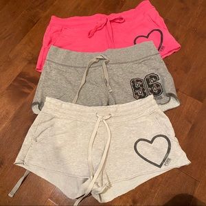 Love Pink Set of 3 Sleep Shorts